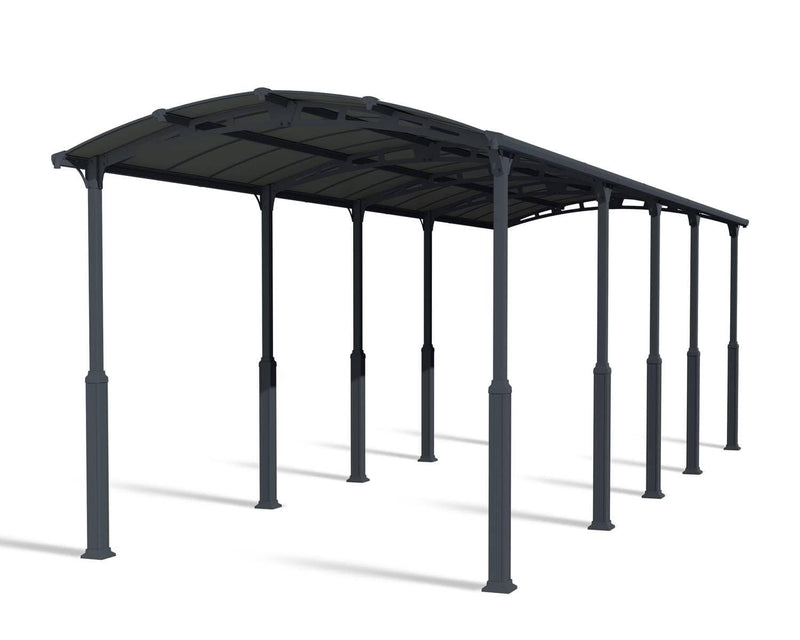 Arcadia Alpine 12'x35' Carport-Gray/Gray by Palram-Canopia