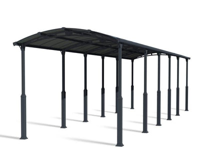 Arcadia Alpine 12'x42' Carport-Gray/Gray by Palram-Canopia
