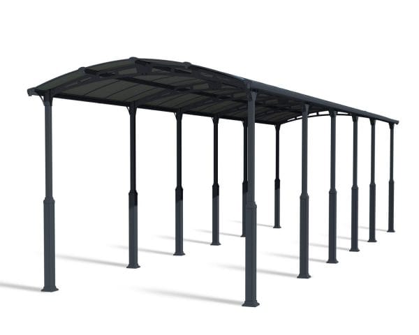 Arcadia Alpine 12'x42' Carport-Gray/Gray by Palram-Canopia