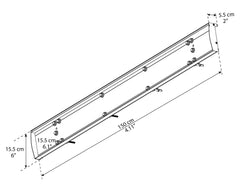 Aquila & Nancy 1500 Awning Siding Kit - by Palram-Canopia