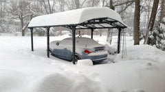 Arcadia 5000 12'x16' Carport-Gray/Gray by Palram-Canopia