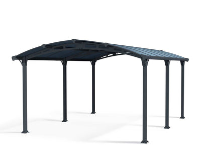 Arcadia 5000 12'x16' Carport-Gray/Gray by Palram-Canopia