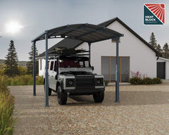 Arcadia Alpine 12'x14' Carport-Gray/Gray by Palram-Canopia