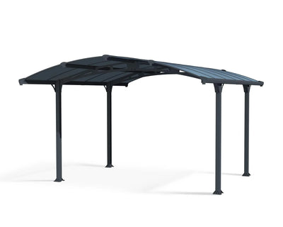 Arcadia 4300 12'x14' Carport-Gray/Gray by Palram-Canopia