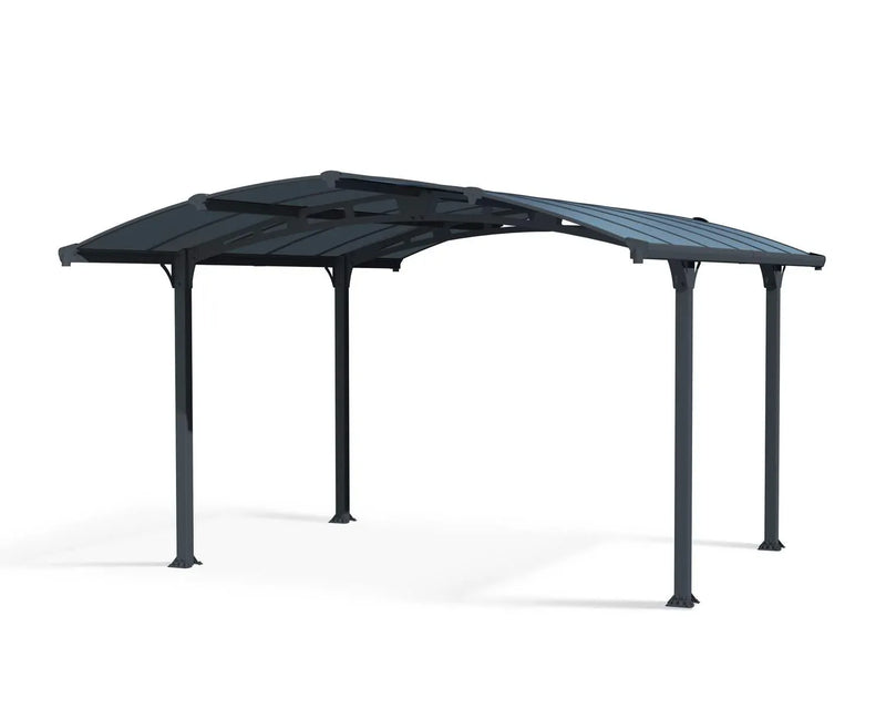 Arcadia 4300 12'x14' Carport-Gray/Gray by Palram-Canopia