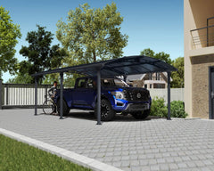 Arcadia 6400 12'x21' Carport-Gray/Gray by Palram-Canopia