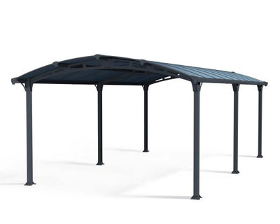 Arcadia 6400 12'x21' Carport-Gray/Gray by Palram-Canopia