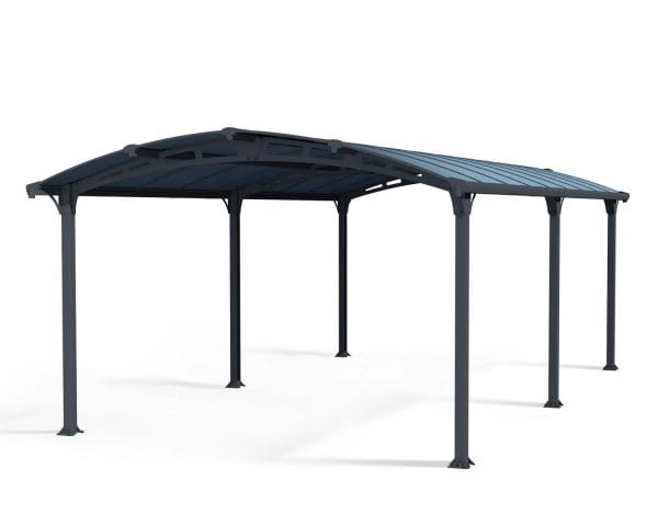 Arcadia 6400 12'x21' Carport-Gray/Gray by Palram-Canopia