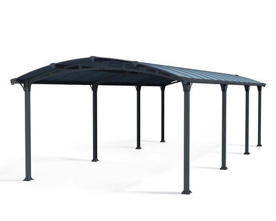 Arcadia 8500 12'x28' Carport-Gray/Gray by Palram-Canopia