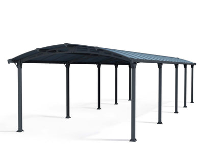 Arcadia 10600 12'x35' Carport-Gray/Gray by Palram-Canopia