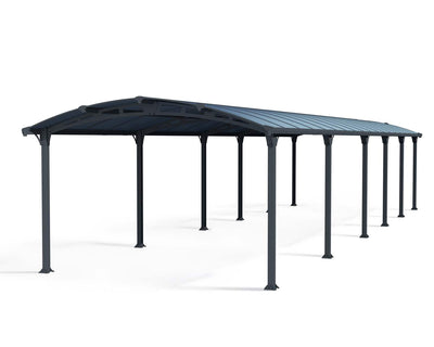 Arcadia 12700 12'x42' Carport-Gray/Gray by Palram-Canopia