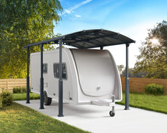 Arcadia Alpine 12'x16' Carport-Gray/Gray by Palram-Canopia