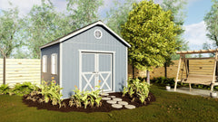 Backyard Basecamp 12x12 Shed Kit Series By Best Barns