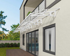 Bordeaux 29x5 8920 Awning - White/Diffused Clear by Palram-Canopia