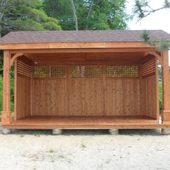 Rough-Sawn Cedar Oasis Pergola Kit By Atlantic Outdoors