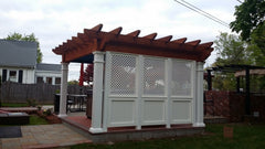 Rough-Sawn Cedar Oasis Pergola Kit By Atlantic Outdoors