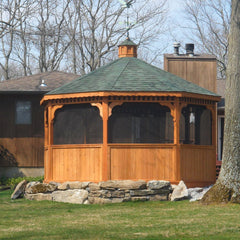 Cedar Wood Octagon Gazebo Kit