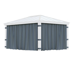 Dallas 12'x16' Gazebo Curtain Set by Palram-Canopia