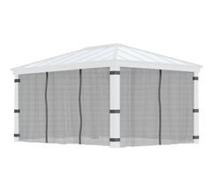 Dallas 12'x16' Gazebo Netting Set by Palram-Canopia