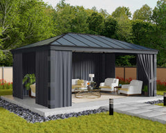 Dallas 14'x20' Gazebo Curtain Set by Palram-Canopia