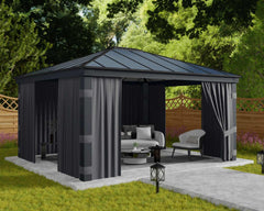 Dallas 12'x16' Gazebo Curtain Set by Palram-Canopia