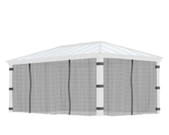 Dallas 12'x20' Gazebo Netting Set by Palram-Canopia