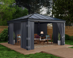 Dallas 14'x14' Gazebo Curtain Set by Palram-Canopia