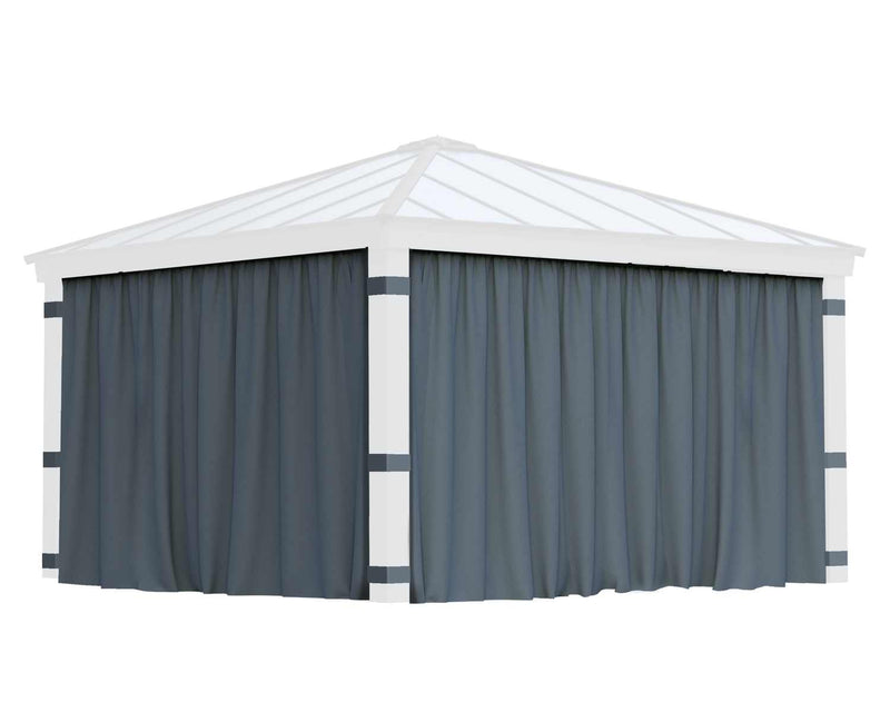 Dallas 14'x14' Gazebo Curtain Set by Palram-Canopia