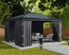 Dallas 14'x16' Gazebo Curtain Set by Palram-Canopia