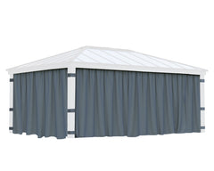 Dallas 14'x20' Gazebo Curtain Set by Palram-Canopia