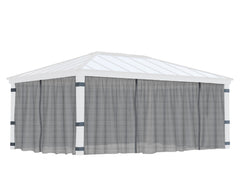 Dallas 14'x20' Gazebo Netting Set by Palram-Canopia