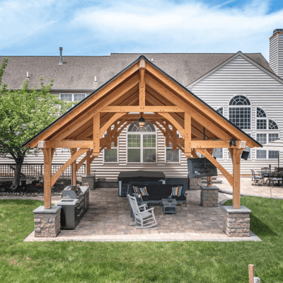 Denali Timber Frame Pavilion By Atlantic Outdoors
