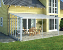 Feria 13' Patio Cover Sidewall Kit-White by Palram-Canopia