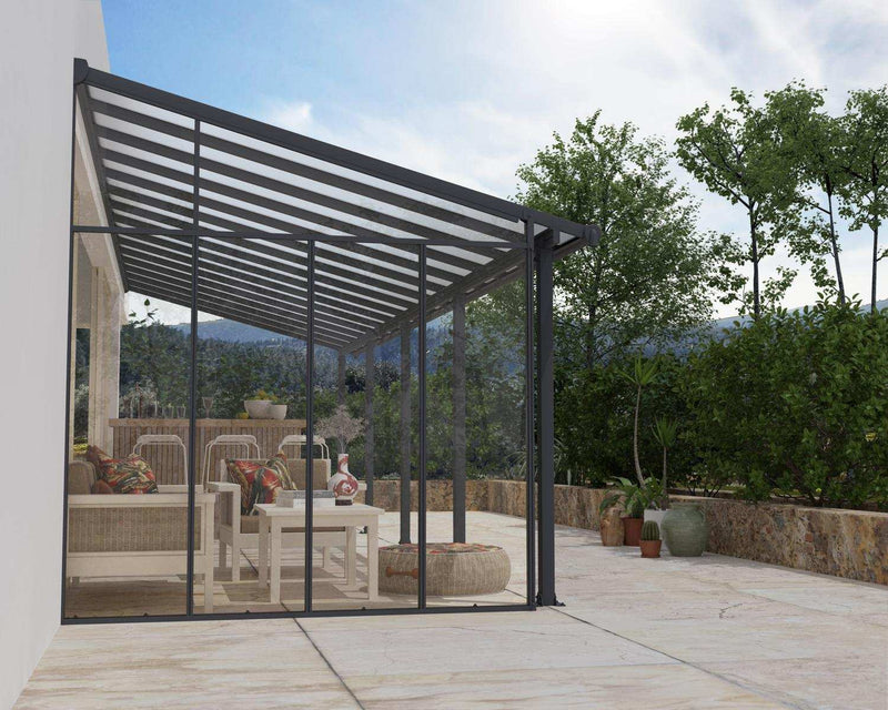 Feria 10' Gray Patio Cover Sidewall Kit by Palram-Canopia