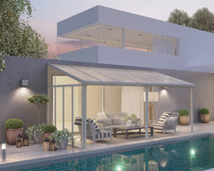 Feria 10' White Patio Cover Sidewall Kit by Palram-Canopia