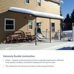 Feria 10'x14' Patio Cover White/Gray by Palram-Canopia