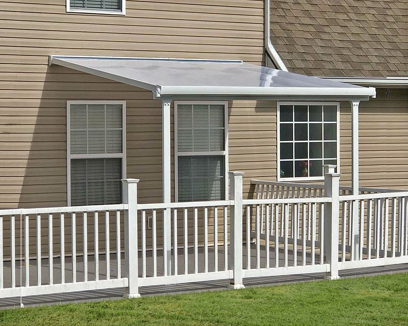 Feria 10'x10' Patio Cover White/Gray by Palram-Canopia