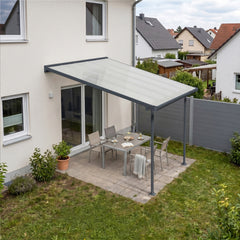Feria 10'x10' Patio Cover White/Gray by Palram-Canopia
