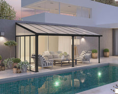 Feria 10'x14' Patio Cover White/Gray by Palram-Canopia