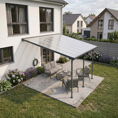 Feria 10'x14' Patio Cover White/Gray by Palram-Canopia