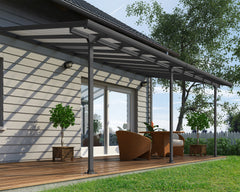 Feria 10'x20' Patio Cover White/Gray by Palram-Canopia