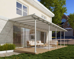 Feria 10'x24' Patio Cover White/Gray by Palram-Canopia