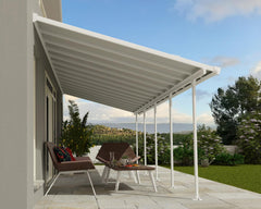 Feria 10'x28' Patio Cover White/Gray by Palram-Canopia