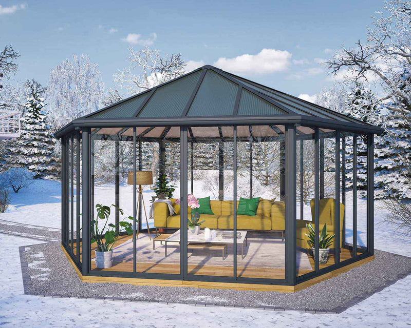 Garda 17'x20' Enclosed Gazebo Kit by Palram-Canopia