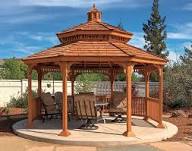 Cedar Wood Octagon Gazebo Kit By Atlantic Outdoors