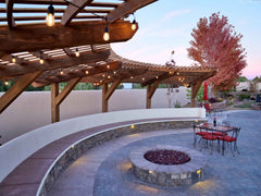 Cedar Wood Inline Pergola Kit By Atlantic Outdoors