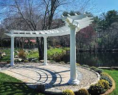 Vinyl Inline Pergola Kit By Atlantic Outdoors