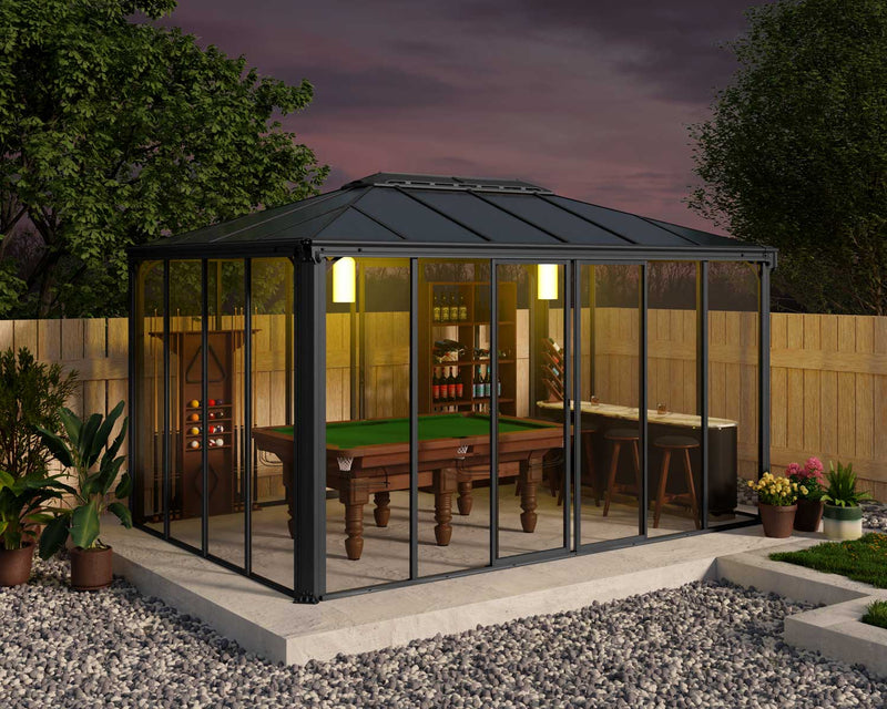 Ledro 10'x14' Enclosed Gazebo Kit by Palram-Canopia