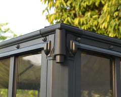 Ledro 12'x12' Enclosed Gazebo w/Screen Doors by Palram-Canopia