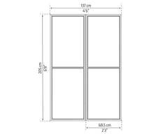 Ledro 10'x14' Enclosed Gazebo w/Screen Doors by Palram-Canopia